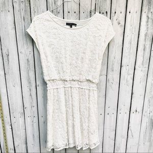 Fifth & Park white lace Dress M